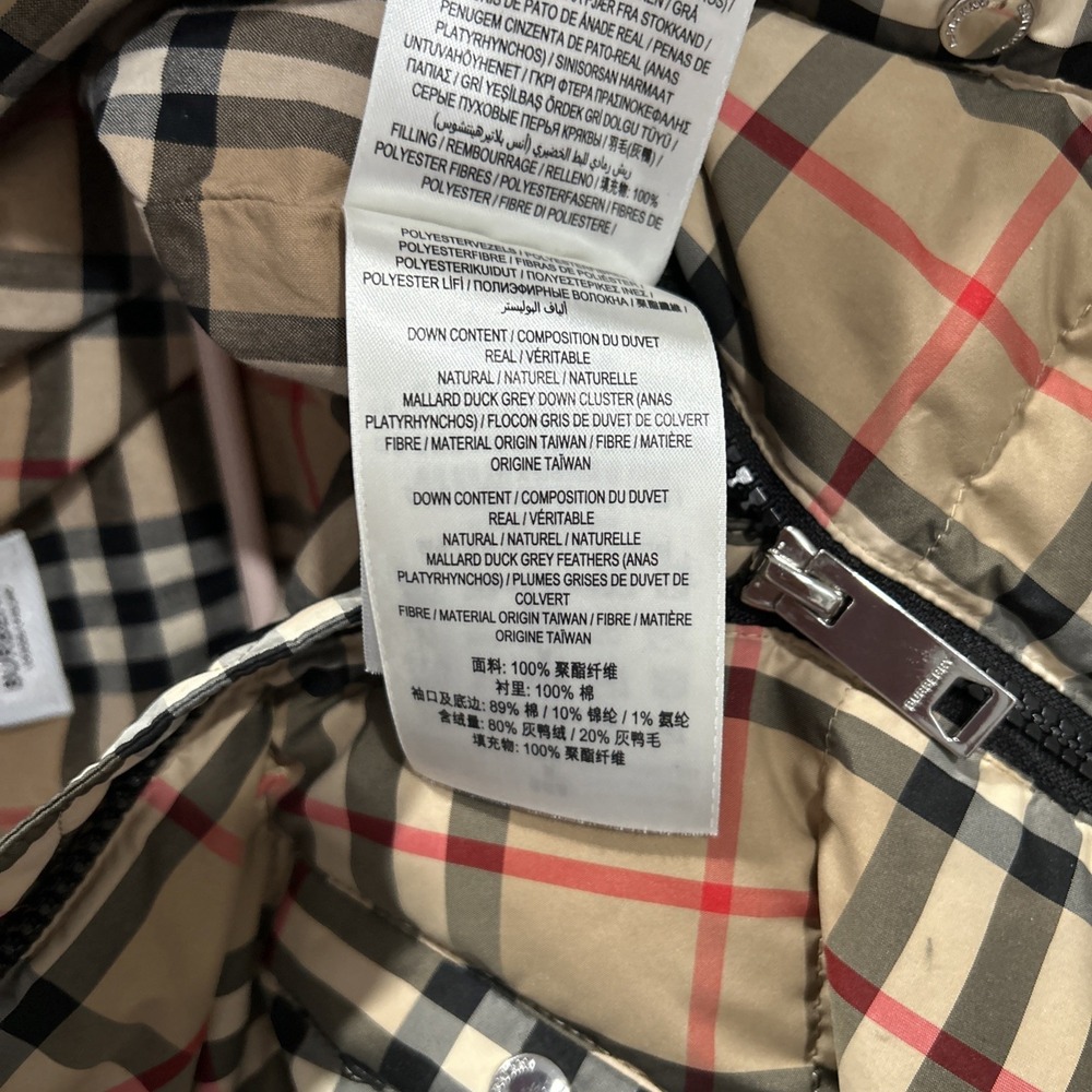 Burberry Kids Puffer Coat Snowsuit Jumpsuit 12 Month - Picture 6 of 16